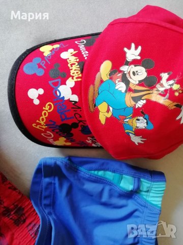 Ново! H&M + Disney - Лот-2 чифта бански + шапка, снимка 2 - Детско бельо и бански  - 37045458