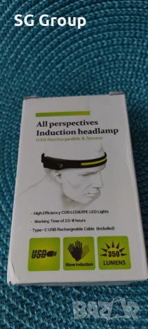 Лед фенер-челник /Led headlight, снимка 9 - Къмпинг осветление - 40775125