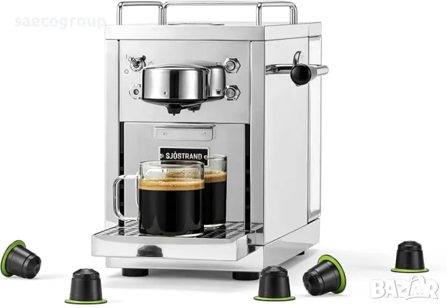 Кафе машина Sjöstrand Nespresso, снимка 3 - Кафемашини - 49556502