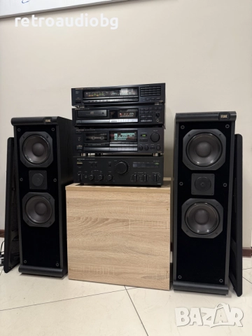 🔊Ретро аудио сет ONKYO - Усилвател, CD плеър, триглав дек и тунер + колони🔉
