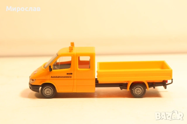 HERPA H0 1/87 MERCEDES SPRINTER КАМИОН КОЛИЧКА МОДЕЛ
