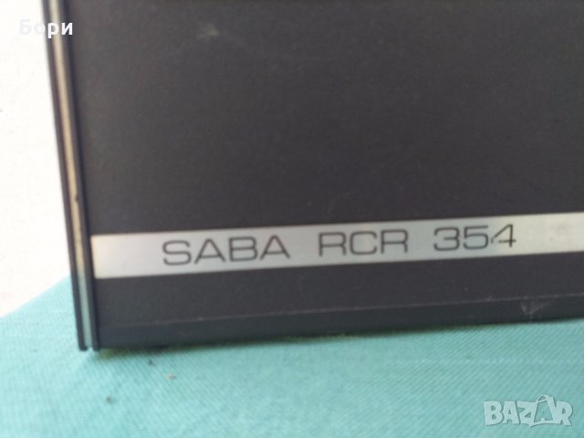 SABA RCR 354   1972г  Радиокасетофон, снимка 8 - Радиокасетофони, транзистори - 29524839