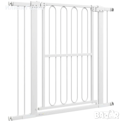 Предпазна преграда за кучета PawHut, 76-104 см