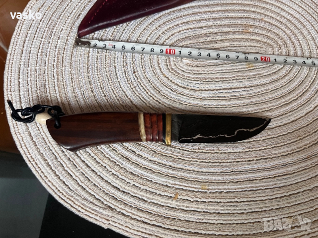 Дамаск-20см,уникален, снимка 7 - Ножове - 52462291