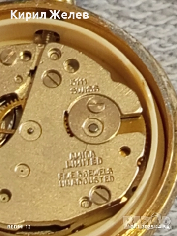 Стар механичен часовник дамски Royal swiss made позлатен за КОЛЕКЦИЯ 51550, снимка 7 - Антикварни и старинни предмети - 52363803