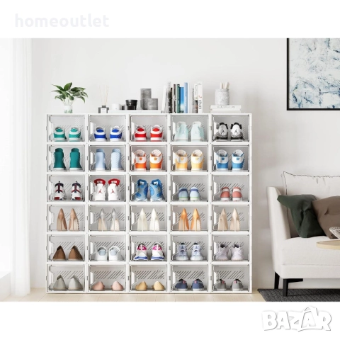 ПРОМОЦИЯ Органайзер за обувки от PVC (24 части) HOMIDEC FY-XH220805001, снимка 2 - Шкафове - 52801077