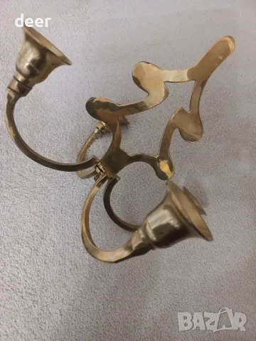 Месингов свещник, снимка 2 - Други - 48056788