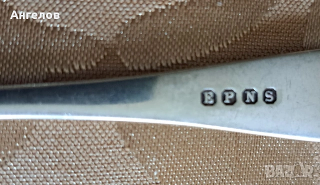 Посребрен прибор от XIX век за хранене на бебета, снимка 5 - Антикварни и старинни предмети - 54109871