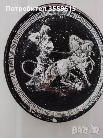 гръцка керамична чиния Гръцка Митология 32 см за окачване на стена, от остров Родос, снимка 3 - Декорация за дома - 39288989