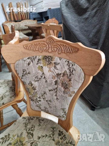 К-т Масивен Кухненски Ъгъл с Разтегателна Трапезна Маса и 2бр.Стола-внос от Германия!, снимка 8 - Маси - 53886204