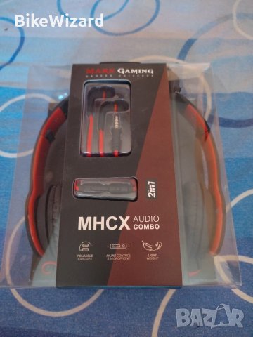 Слушалки MHCX 2-in-1 combo - Mars Gaming с микрофон НОВИ, снимка 2 - Слушалки и портативни колонки - 37483572