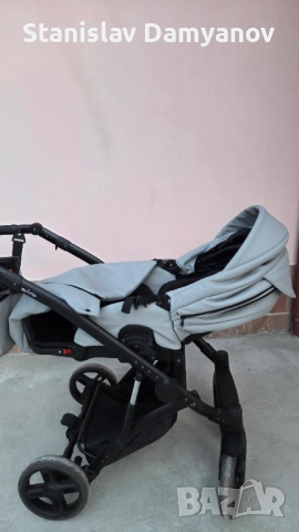 Бебешка количка Milu kids Atteso Ledo, 3 в 1, еко кожа, снимка 8 - Детски колички - 52961392