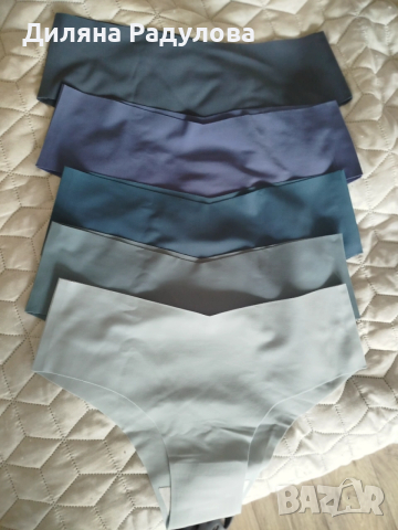 Безшевни ластични дамски боксери - 5 броя