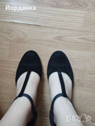 Дамски пролетни обувки ARISE с нисък дебел ток, снимка 5 - Дамски обувки на ток - 54148071