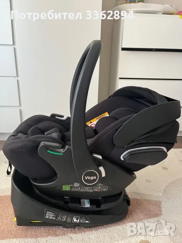 столче за кола Carrello Vega за новородени + ISOFIX въртяща се основа, снимка 3 - Столчета за кола и колело - 55788507