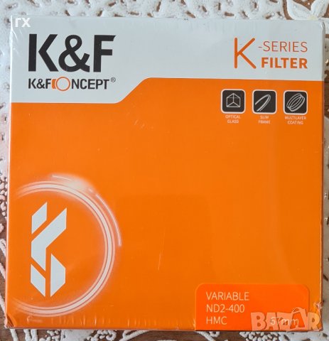 Филтри  Gobe CPL, ND2-400 49mm,55, 58mm, 67mm, 72 , 77mm 82, снимка 8 - Обективи и филтри - 33492764