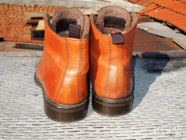 Jones Bootmaker Johan Casual Leather Lace-Up -- номер 43, снимка 5 - Мъжки боти - 30887660