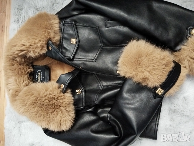кожено зимно яке , снимка 4 - Якета - 52452669