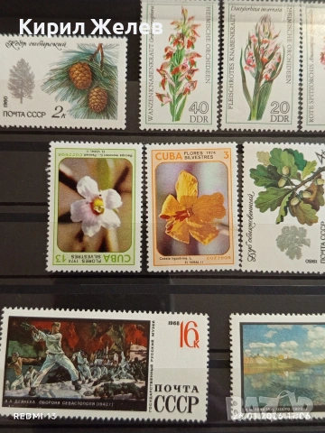 Стари пощенски марки от цял свят смесени ЦВЕТЯ без печат за КОЛЕКЦИЯ 52093, снимка 2 - Филателия - 53228596