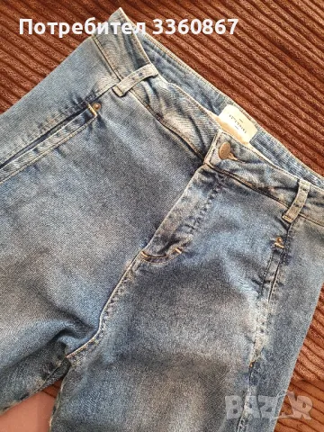 Дамски дънки със странични джобове, снимка 3 - Дънки - 49340131