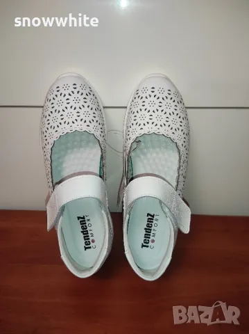 Чисто нови дамски обувки естествена кожа на Тенденз , снимка 2 - Маратонки - 47484266