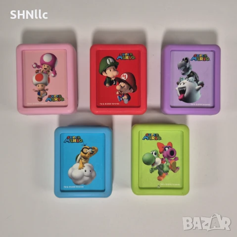 Nintendo DS - Super Mario пластмасови кутии за игри 5 бр