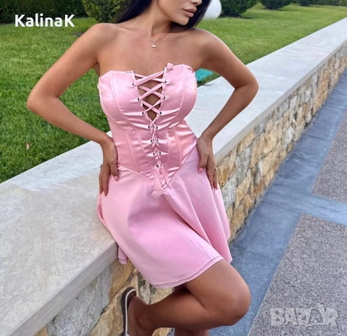 Коктейлна рокля с корсет, снимка 4 - Рокли - 51704093