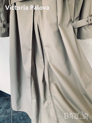 Идеален модерен тренчкот/шлифер DELMOD, снимка 3 - Палта, манта - 39742840