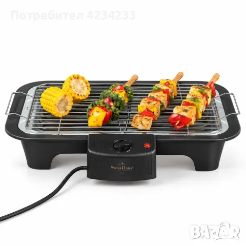 Електрическо барбекю 2в1, снимка 6 - Барбекюта - 56543039
