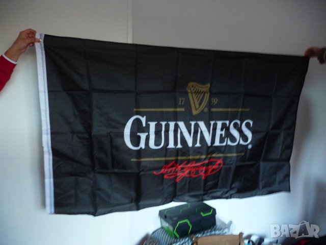 Guinness Draught знаме тъмна ирландска бира реклама Гинес, снимка 2 - Декорация за дома - 36533835
