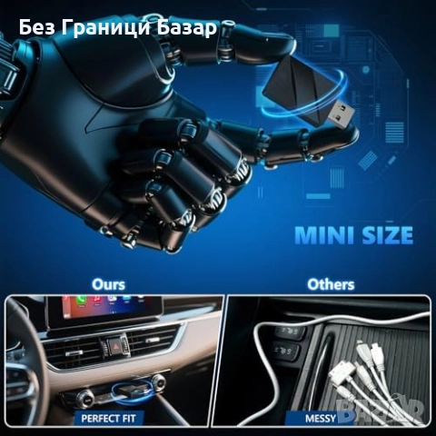 Нов Безжичен CarPlay/Android Auto донгъл с 5GHz Wi-Fi и авто свързване, снимка 5 - Друга електроника - 52273847