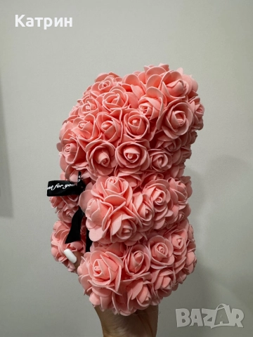 Мече от рози , снимка 3 - Романтични подаръци - 51629200