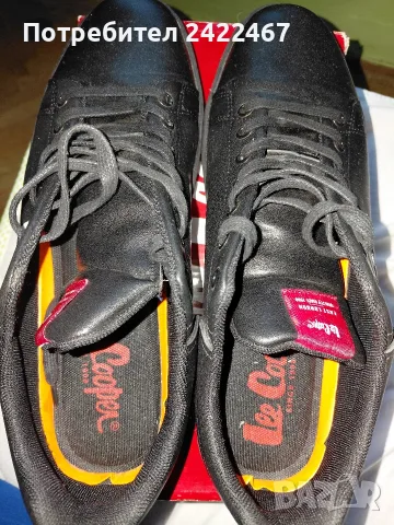 Черни мъжки обувки Lee Cooper номер 46