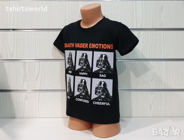 Нова детска тениска с трансферен печат Дарт Вейдър, Междузвездни войни (Star Wars), снимка 8 - Детски тениски и потници - 31649865