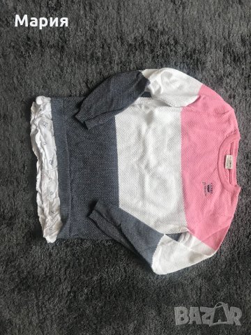 детски пуловер с риза за момиче , снимка 2 - Други - 30211104