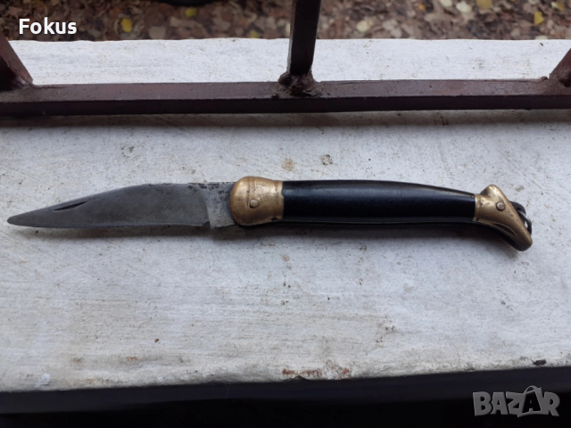 Стар джобен нож дамско краче Петко Денев Габрово, снимка 3 - Антикварни и старинни предмети - 53267162