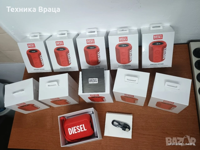 Bluetooth колонка DIESEL. 10 бр. Чисто нови с фолиото на кутиите. Неразопаковани! , снимка 10 - Bluetooth тонколони - 54038607