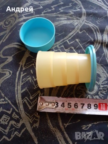 Стара сгъваема чаша #2, снимка 5 - Други ценни предмети - 29738597