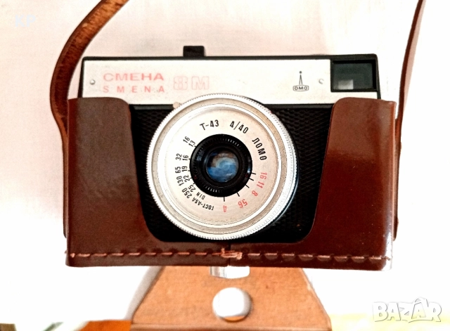 Смена 8М ЛОМО лентов фотоапарат, СССР , снимка 2 - Антикварни и старинни предмети - 51512751