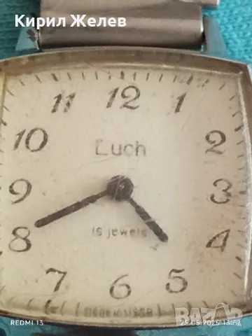Стар механичен часовник дамски Лъч СССР 16 камъка за ремонт части КОЛЕКЦИЯ 47987, снимка 3 - Антикварни и старинни предмети - 50420049