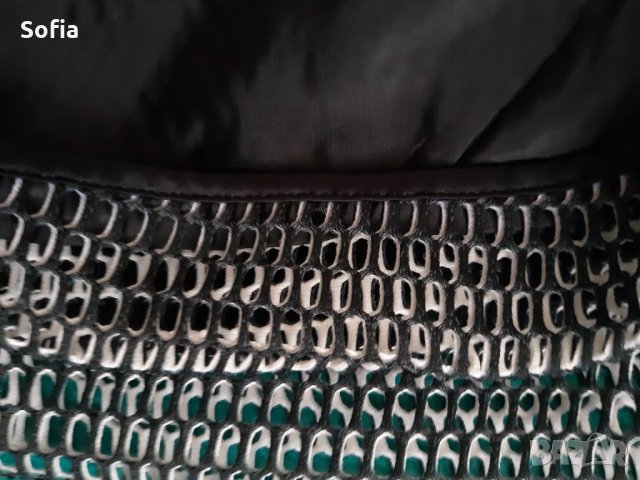 Бутик модел ефектни къси панталони изк.кожа с декоративни 3Д цветя бродерия, снимка 6 - Панталони - 31797583