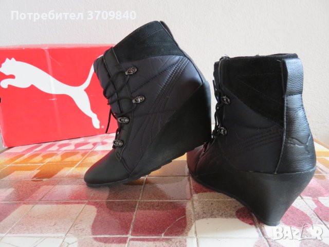 Puma karmin bellows wedge платформи, снимка 5 - Дамски ежедневни обувки - 40438171