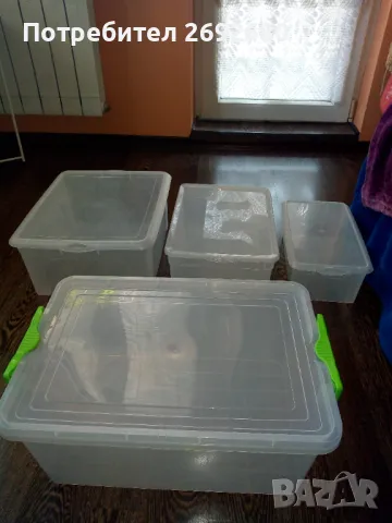 Нови прозрачни кутии за съхранение/цени в описанието , снимка 6 - Други стоки за дома - 49009812