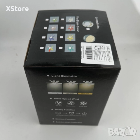 модерна вентилатора лампа, снимка 15 - Настолни лампи - 51172941