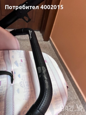 Бебешка количка Adbor еко кожа, снимка 5 - Детски колички - 54303657