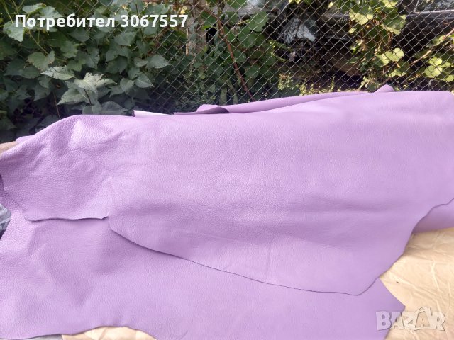 Продавам италианска естествена кожа,подходяща за чанти, портмонета, тапицерия , снимка 4 - Дивани и мека мебел - 36760109