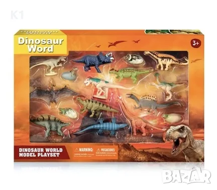 Комплект 16 фигурки Динозаври, фигура динозавър, Dinosaur