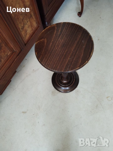 Кръгла помощна масичка, снимка 2 - Маси - 54209051