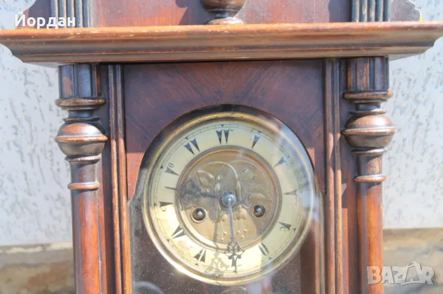 Немски стенен часовник , снимка 3 - Антикварни и старинни предмети - 50380075