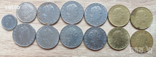 Лот 13 монети ИТАЛИЯ л40, снимка 2 - Нумизматика и бонистика - 33739959